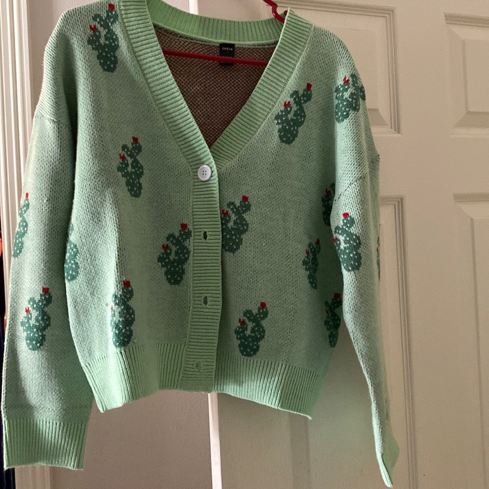 Cactus cardigan